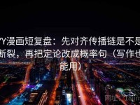 YY漫画短复盘：先对齐传播链是不是断裂，再把定论改成概率句（写作也能用）